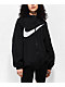 Nike Sportswear Essential HBR Black Woven Jacket - Thumbnail image 1 of 4