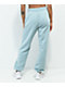 Nike Sportswear Essential Light Blue Fleece Sweatpants - Thumbnail image 2 of 6