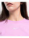 Nike Sportswear Essentials Beyond Pink T-Shirt - Thumbnail image 2 of 4