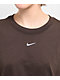 Nike Sportswear Essentials Light Brown T-Shirt - Thumbnail image 2 of 2