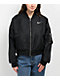 Nike Sportswear Faux Fur Black Reversible Bomber Jacket - Thumbnail image 4 of 6