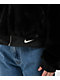Nike Sportswear Faux Fur Black Reversible Bomber Jacket - Thumbnail image 6 of 6