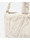 Nike Sportswear Faux Fur White Tote Bag - Thumbnail image 4 of 5
