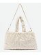 Nike Sportswear Faux Fur White Tote Bag - Thumbnail image 1 of 5