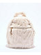 Nike Sportswear Futura Faux Fur White Mini Backpack - Thumbnail image 1 of 5