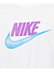 Nike Sportswear Futura White T-Shirt - Thumbnail image 2 of 2