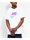 Nike Sportswear Futura White T-Shirt - Thumbnail image 1 of 2