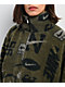 Nike Sportswear High-Pile Fleece Olive Sherpa Crop Jacket - Thumbnail image 4 of 5