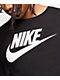Nike Sportswear Icon Futura Black Long Sleeve T-Shirt - Thumbnail image 3 of 3