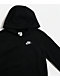 Nike Sportswear Kids Black Zip Hoodie - Thumbnail image 3 of 3