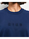 Nike Sportswear Midnight Navy Boxy Oversized Crop T-Shirt - Thumbnail image 2 of 2