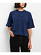 Nike Sportswear Midnight Navy Boxy Oversized Crop T-Shirt - Thumbnail image 1 of 2