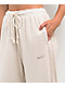Nike Sportswear Mod Cream Velour Sweatpants - Thumbnail image 4 of 5