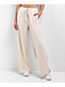 Nike Sportswear Mod Cream Velour Sweatpants - Thumbnail image 1 of 5
