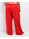 Nike Sportswear Open Hem Red Sweatpants - Thumbnail image 4 of 8