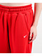 Nike Sportswear Open Hem Red Sweatpants - Thumbnail image 5 of 8