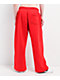 Nike Sportswear Open Hem Red Sweatpants - Thumbnail image 2 of 8