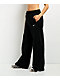Nike Sportswear Phoenix Black High Rise Wide Leg Sweatpants - Thumbnail image 4 of 5