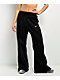 Nike Sportswear Phoenix Black High Rise Wide Leg Sweatpants - Thumbnail image 1 of 5
