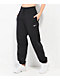 Nike Sportswear Phoenix Black High Waisted Sweatpants - Thumbnail image 5 of 5