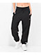 Nike Sportswear Phoenix Black High Waisted Sweatpants - Thumbnail image 1 of 5