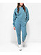 Nike Sportswear Phoenix Blue Crewneck Sweatshirt - Thumbnail image 3 of 4