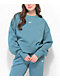 Nike Sportswear Phoenix Blue Crewneck Sweatshirt - Thumbnail image 1 of 4