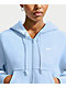 Nike Sportswear Phoenix Blue Crop Zip Hoodie - Thumbnail image 3 of 5