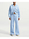 Nike Sportswear Phoenix Blue Crop Zip Hoodie - Thumbnail image 4 of 5