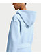 Nike Sportswear Phoenix Blue Crop Zip Hoodie - Thumbnail image 2 of 5