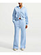 Nike Sportswear Phoenix Blue High Rise Wide Leg Sweatpants - Thumbnail image 5 of 5