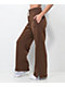 Nike Sportswear Phoenix Brown High Rise Sweatpants - Thumbnail image 3 of 4