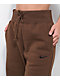 Nike Sportswear Phoenix Brown High Rise Sweatpants - Thumbnail image 4 of 4