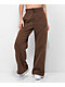Nike Sportswear Phoenix Brown High Rise Sweatpants - Thumbnail image 1 of 4