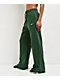 Nike Sportswear Phoenix Fir Green High Rise Wide Leg Sweatpants - Thumbnail image 6 of 9