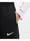 Nike Sportswear Phoenix Fleece Black High Waisted Wide Leg Sweatpants - Thumbnail image 3 of 5