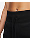 Nike Sportswear Phoenix Fleece Black High Waisted Wide Leg Sweatpants - Thumbnail image 4 of 5