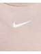 Nike Sportswear Phoenix Fleece Diffused Taupe & Sail Oversized Crewneck Sweatshirt - Thumbnail image 4 of 4