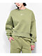 Nike Sportswear Phoenix Fleece Green Crewneck - Thumbnail image 1 of 4