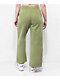 Nike Sportswear Phoenix Fleece Green High Waisted Wide Leg Sweatpants - Thumbnail image 4 of 8