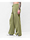 Nike Sportswear Phoenix Fleece Green High Waisted Wide Leg Sweatpants - Thumbnail image 5 of 8