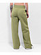 Nike Sportswear Phoenix Fleece Green High Waisted Wide Leg Sweatpants - Thumbnail image 2 of 8