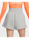 Nike Sportswear Phoenix Fleece Grey Sweat Shorts - Thumbnail image 2 of 3