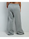 Nike Sportswear Phoenix Fleece Heather Grey High Rise Wide Leg Sweatpants - Thumbnail image 4 of 6