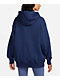 Nike Sportswear Phoenix Fleece Navy Blue Oversize Hoodie - Thumbnail image 2 of 4