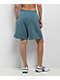 Nike Sportswear Phoenix Fleece Smokey Blue French Terry Sweat Shorts - Thumbnail image 2 of 3