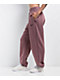 Nike Sportswear Phoenix Fleece Smokey Mauve High Waisted Sweatpants - Thumbnail image 3 of 7