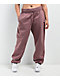 Nike Sportswear Phoenix Fleece Smokey Mauve High Waisted Sweatpants - Thumbnail image 7 of 7
