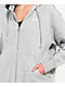 Nike Sportswear Phoenix Grey Zip Hoodie - Thumbnail image 3 of 4