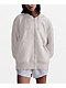 Nike Sportswear Phoenix Plush Light Orewood Brown Zip Hoodie - Thumbnail image 1 of 2
